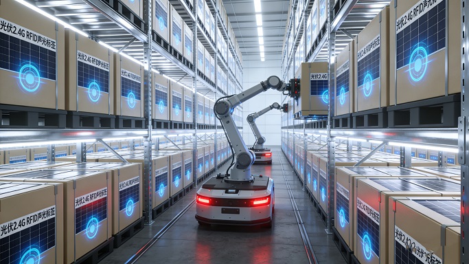 智能仓储新范式——光伏2.4G RFID声光标签破解仓储管理痛点