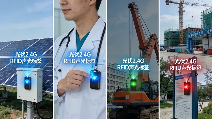 多场景适配,双向赋能——光伏2.4G RFID声光标签的多元化应用实践
