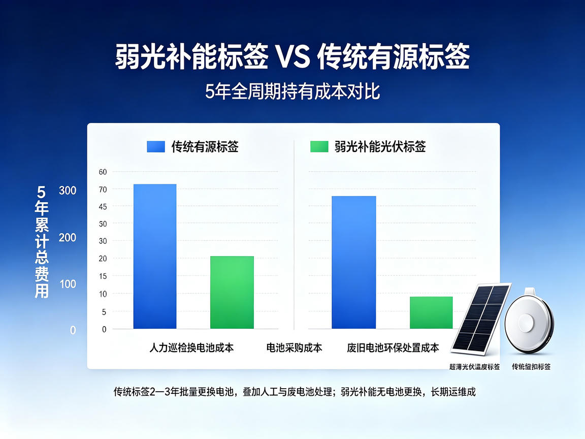 RFID资产标签选型避坑指南:弱光补能 vs 传统有源标签,到底差在哪?