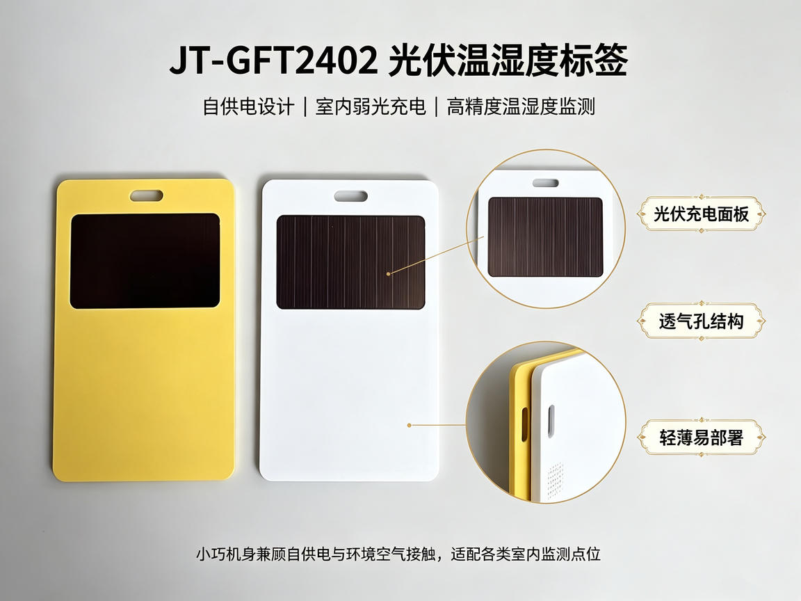 不用接电、不换电池的温湿度标签——JT-GFT2402的室内监测方案